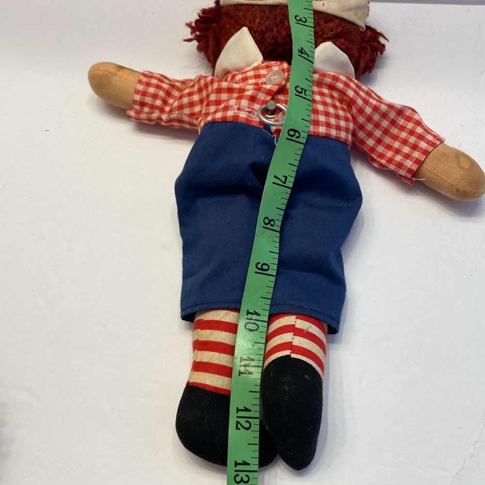 Vintage Raggedy Ann & Andy Musical dolls, Knickerbocker brand - Picture 13 of 15